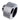 Alphacool Eiszapfen 16mm HardTube compression fitting G1/4 for plexi- brass tubes (rigid or hard tubes) - knurled - chrome