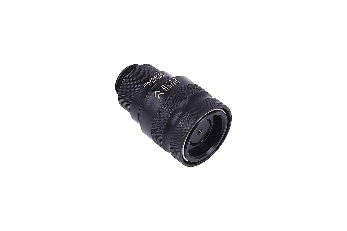 Alphacool Eiszapfen quick release connector female G1/4 outer thread - Deep Black - Thumbnail 3