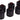 Alphacool HF 13/10 compression fitting G1/4 - deep black sixpack 