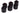 Alphacool HF 13/10 compression fitting G1/4 - deep black sixpack 
