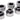 Alphacool HT 13mm HardTube compression fitting G1/4 for plexi- brass tubes (rigid or hard tubes) - knurled - chrome sixpack