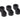 Alphacool Icicle HF 12mm HardTube screw - on socket G1/4 - Deep Black SixpackAC-17645