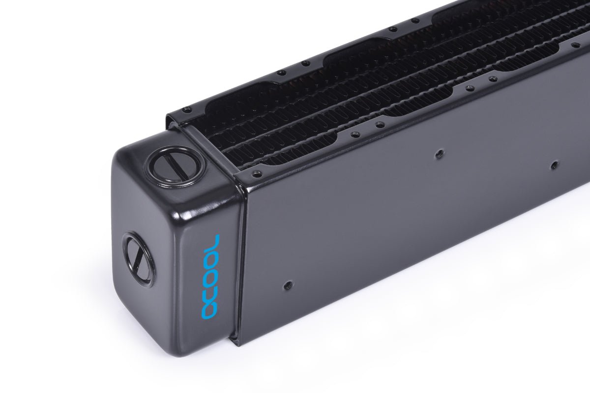 Alphacool NexXxoS HPE-60 Full Copper X-Flow 40mm Hepta (7x40mm) Radiator - Thumbnail 2