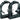 Alphacool Reservoir Clip-On 50mm - Black - 2 Pieces