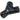 Alphacool Y-Connector - G1/4 Revolvable - 3x Inner Thread - Deep Black