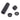 Aquacomputer spacer sleeve 3mm for M3, Polyamid black 