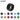 BarrowBarrow Choice Multicolor G1/4" Compression Fitting Alloy ring (ID3/8 - OD5/8)Soft Tubing Alloy ringTFHRKQ38H - BK