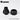 Barrow G1/4" Thread 3/8" ID x 1/2" OD Soft Tube Compression Fitting - BlackTHKN-38-B03-BK