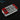 Barrowch 150mm Boxfish Series Acrylic Box Reservoir with OLED Display & D - RGB LED - RedFBRE1-150Y-RD