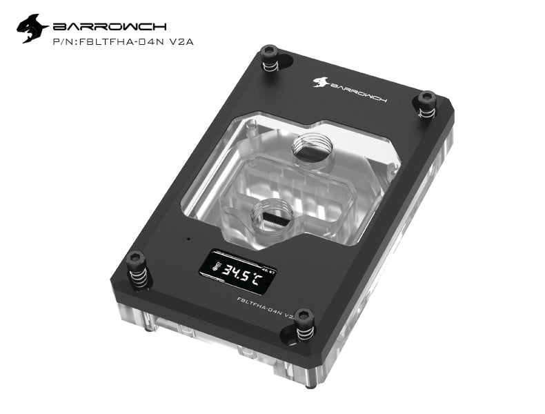 Barrowch AMD RYZEN AM4/AM3 platform TFT Digital display CPU Water Block - Thumbnail 2