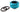 Barrowch Compression Fitting OD 16mm - Lake Blue