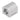 Barrowch G1/4 X3 Aluminium alloy Cube Adaptor - 3Way - Matte Silver