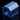 Barrowch G1/4 X3 Aluminium alloy Cube Adaptor - 3Way - Sapphire Blue
