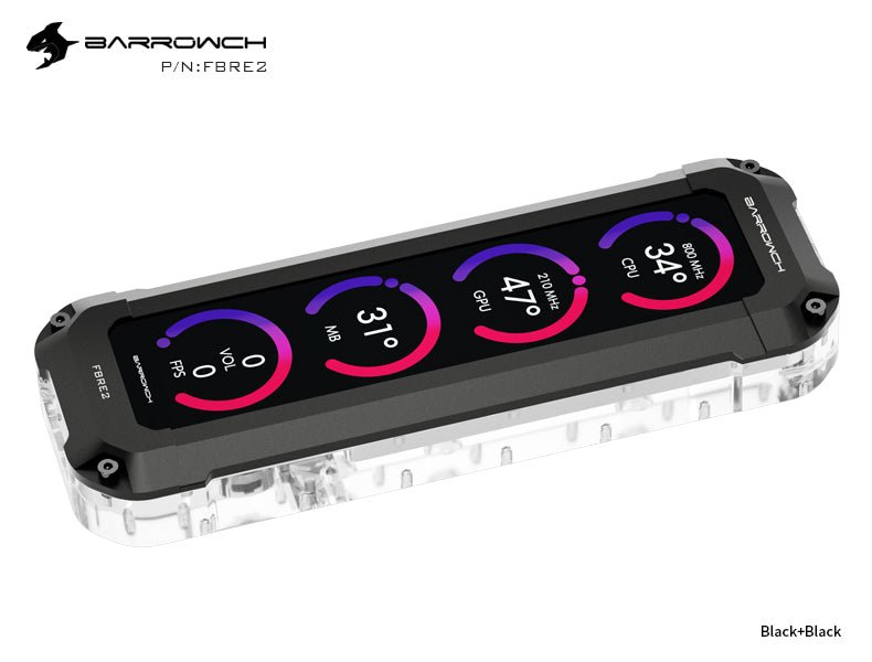 Barrowch Reservoir with extended display screen