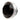 Barrowch Stop Plug Fitting - Gem Series (Silver Base) - Black Gem