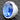 Barrowch Stop Plug Fitting - Gem Series (White Base) - Sapphire Blue Gem