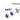 BitspowerBitspower Artemis Advanced Multi - Link For OD 14MM - Sandblast SilverBPM - ATEMLA14 - SL