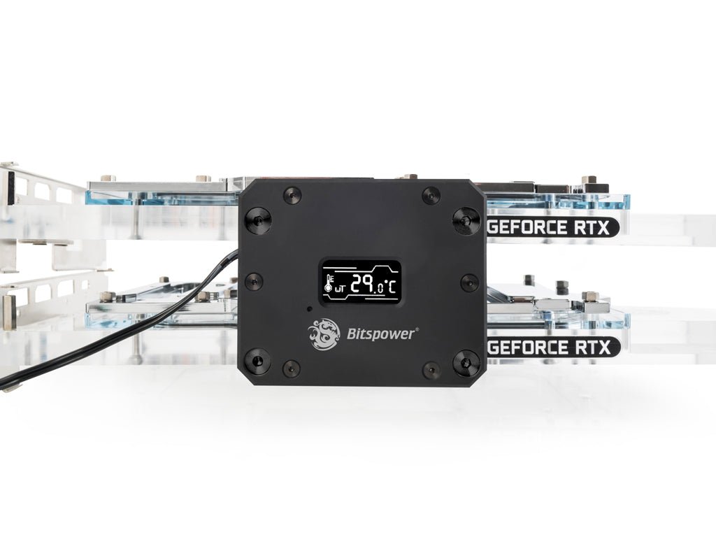 Bitspower Block Bridge with OLED (Slot 1 & 3) - Thumbnail 4