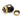 Bitspower Carbon Black/ True Brass Enhance Rotary G1/4" 90 - Degree Multi - Link Adapter For OD 14MMBP - CBE90RML14 - TB