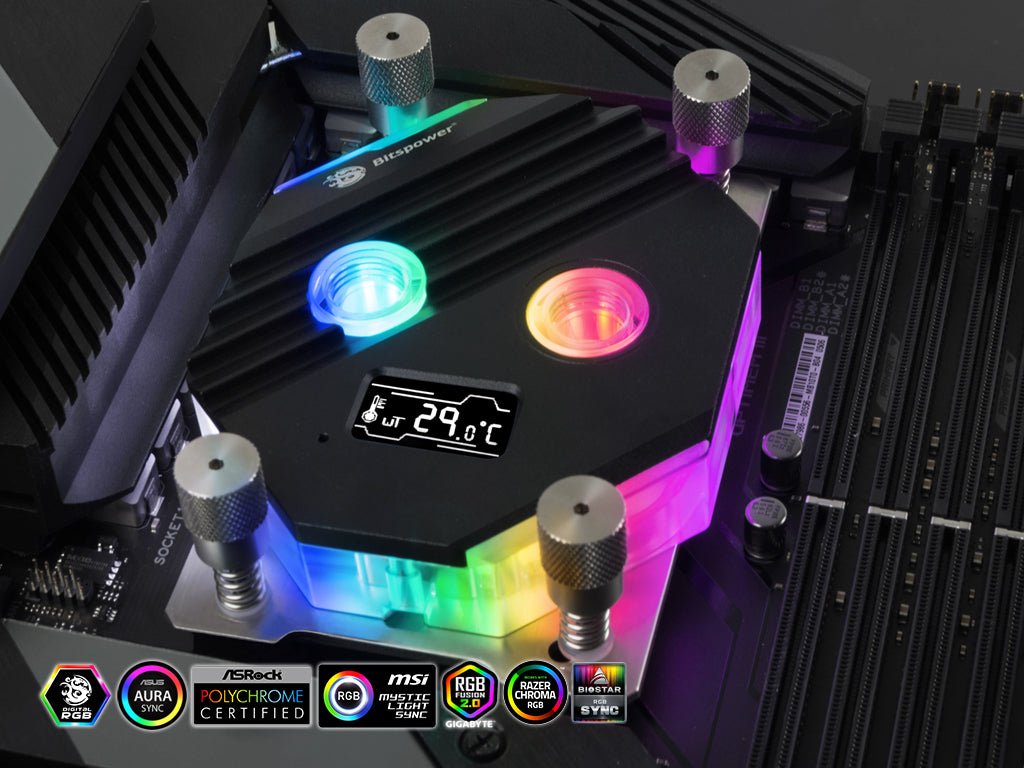 Bitspower CPU Block Summit M Pro with OLED - Thumbnail 2