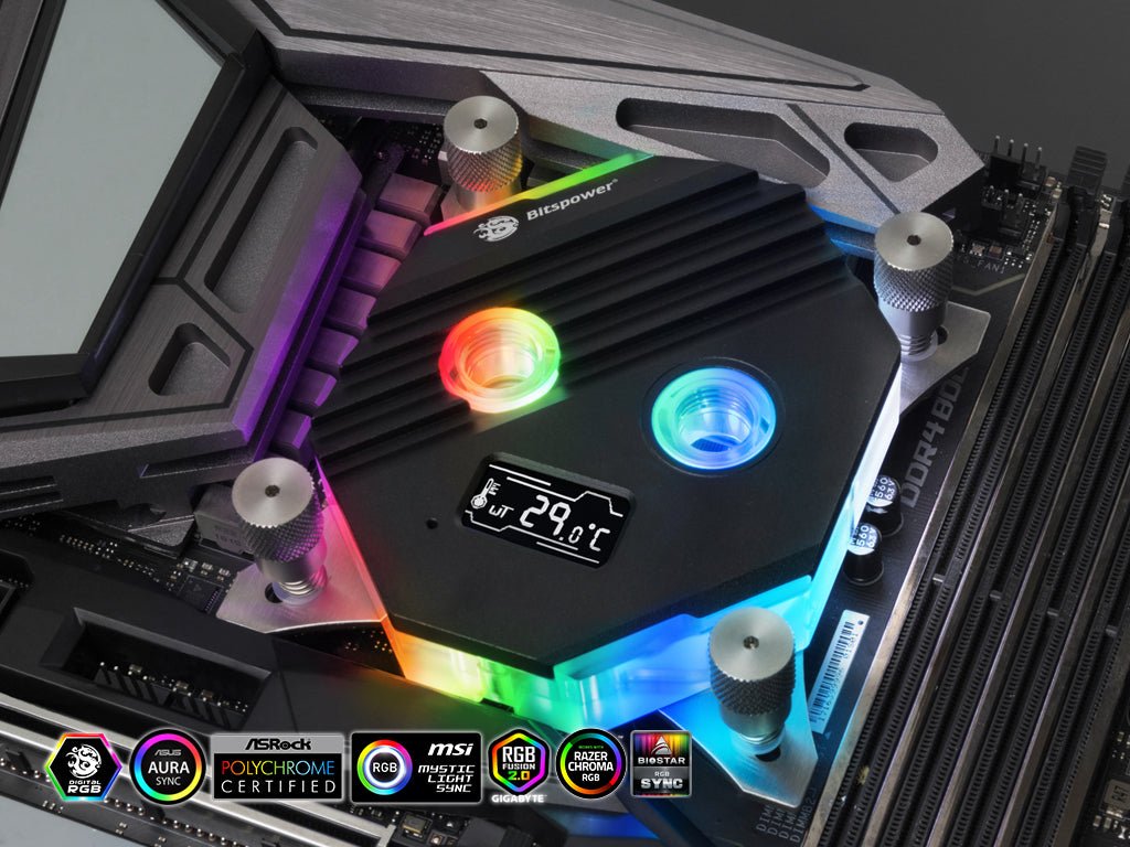 Bitspower CPU Block Summit M Pro with OLED - Thumbnail 3