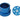 Bitspower D5 / MCP655 Mod Kit - Abrasive Blue Finish