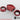 Bitspower Deep Blood Red Enhance 45 - Degree Dual Multi - Link AdapterBP-DBRE45DML