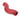 BitspowerBitspower Deep Blood Red Five Rotary Snake - Style Dual IG1/4" ExtenderBP - DBRSR5D