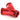 Bitspower Deep Blood Red Y-Block With Triple Rotary IG1/4"