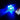 Bitspower Dual LED - Pre-wired with 4-Pin Connector - 5mm - Blue