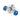 Bitspower Flow Indicator ( BP - FI - CLBKRBL) - Clear/Black/Royal BlueBP - FI - CLBKRBL