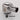 Bitspower G 1/4" Silver Shining Angled Fitting - 3/8"