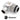 Bitspower G 1/4" Silver Shiny Rotary Angled Stubby Fitting - 3/8"BP-LRIIM