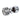 Bitspower G1/4" Black Sparkle Advanced Multi - Link For OD 12MM (4PCS)BP - BSEMLA12 - 4P