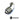 Bitspower G1/4 Black Sparkle Dual Rotary 45-Degree Compression Fitting-ID 7/16