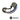 Bitspower G1/4 Black Sparkle Triple Rotary 90-Degree Compression Fitting-ID 1/4" OD 3/8"BP-BS90R3CPF-CC1
