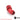 Bitspower G1/4 Deep Blood Red Dual Rotary 45 - Degree Compression Fitting - ID 3/8" OD 5/8" - V3BP-DBR45R2CPF-CC3V3
