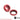 Bitspower G1/4" Deep Blood Red Enhance Multi - Link For OD 16MMBP-DBREML16
