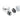 Bitspower G1/4" Deluxe White Advanced Multi - Link For OD 16MM (4PCS)BP-DWEMLA16-4P