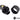Bitspower G1/4 Matte Black Dual Rotary 45 - Degree Compression Fitting CC5 Ultimate ID 1/2" OD 3/4"BP-MB45R2CPF-CC5U