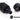 Bitspower G1/4 Matte Black Rotary Compression Fitting - ID 1/4" OD 3/8"BP-MBRCPF-CC1