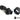 Bitspower G1/4 Matte Black Triple Rotary 90 - Degree Compression Fitting CC3 Ultimate ID 3/8" OD 5/8"BP-MB90R3CPF-CC3U
