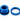 Bitspower G1/4" Royal Blue Case Top Water - Fill SETBP-RBLWP-C04