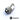 Bitspower G1/4 Silver Shiny Dual Rotary 45-Degree Compression Fitting-ID 1/2