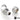 Bitspower G1/4 Silver Shiny Dual Rotary 45 - Degree Compression Fitting - ID 3/8" OD 1/2" - V3BP-45R2CPF-CC2V3
