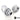 Bitspower G1/4 Silver Shiny Dual Rotary 45 - Degree Compression Fitting - ID 3/8" OD 5/8" - V3BP-45R2CPF-CC3V3