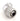 Bitspower G1/4 Silver Shiny Dual Rotary 60-Degree Compression Fitting-ID 3/8" OD 5/8" - V3