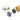Bitspower G1/4" True Brass Advanced Multi - Link For OD 12MM (4PCS)BP - TBEMLA12 - 4P