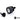 Bitspower Logo Aluminum Thumb Screw for M3 - Black