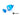 Bitspower Logo Aluminum Thumb Screw for M3 - Blue